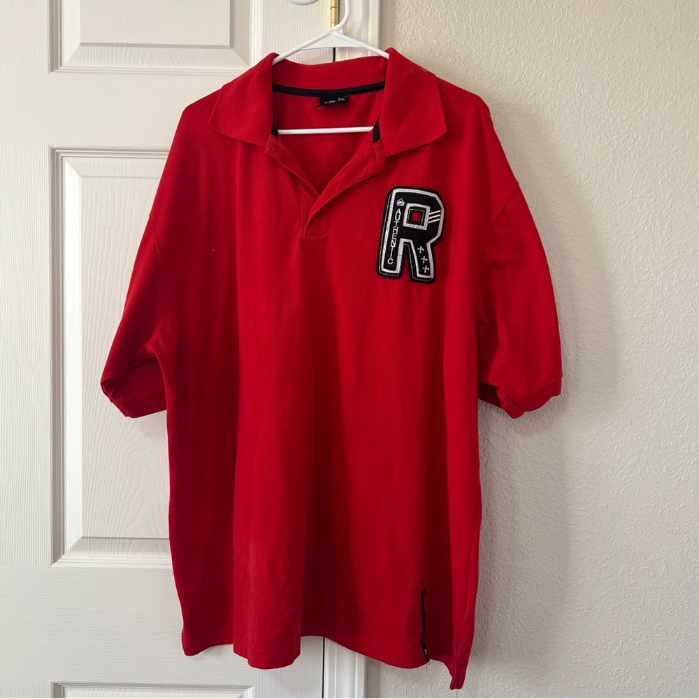 Men’s Red Ape embroidered polo-3xl